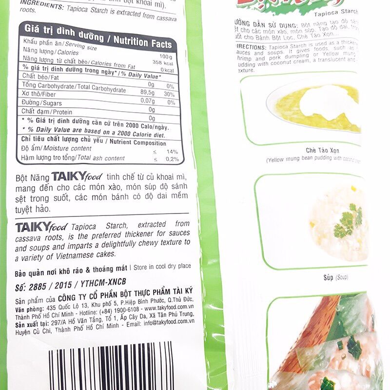 Bột Năng Tài Ký Gói 400g