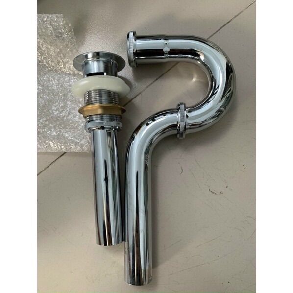 Bộ xả lavabo đồng thau cao cấp có lỗ thoát tràn