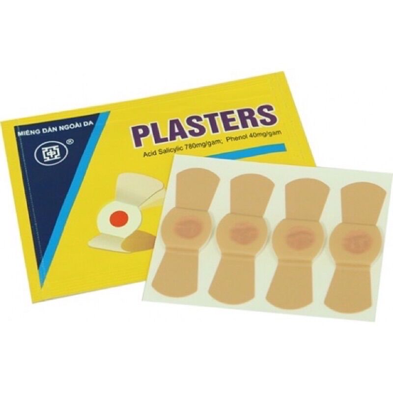 Miếng dán Plastet mụn cóc, mụn cơm, mắt cá chân