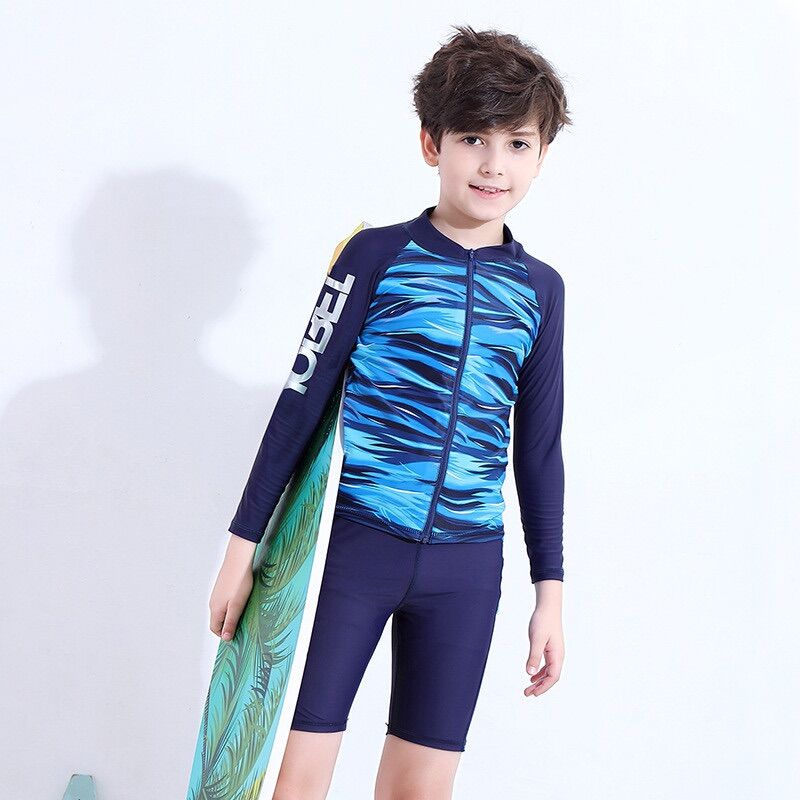 Các mẫu đồ bơi bé trai dài tay cao cấp (20-55kg)