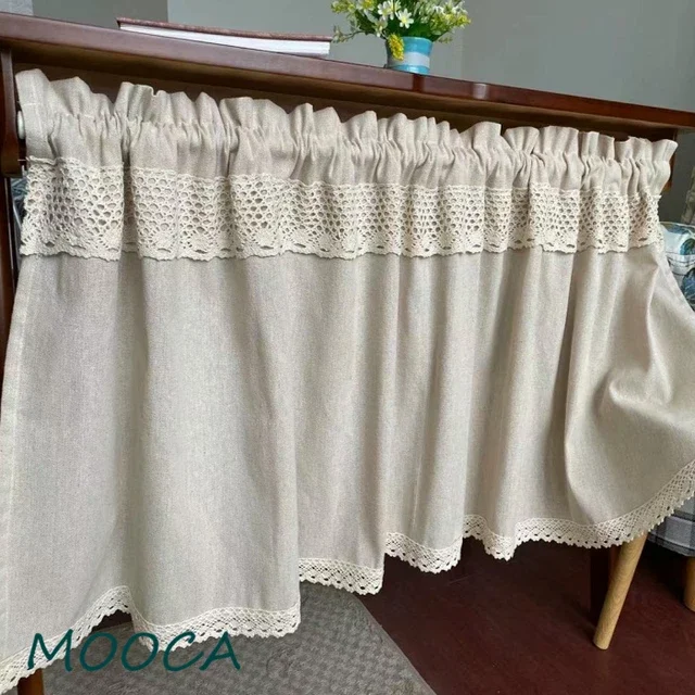rèm màn cửa trang trí phối ren siêu cưng