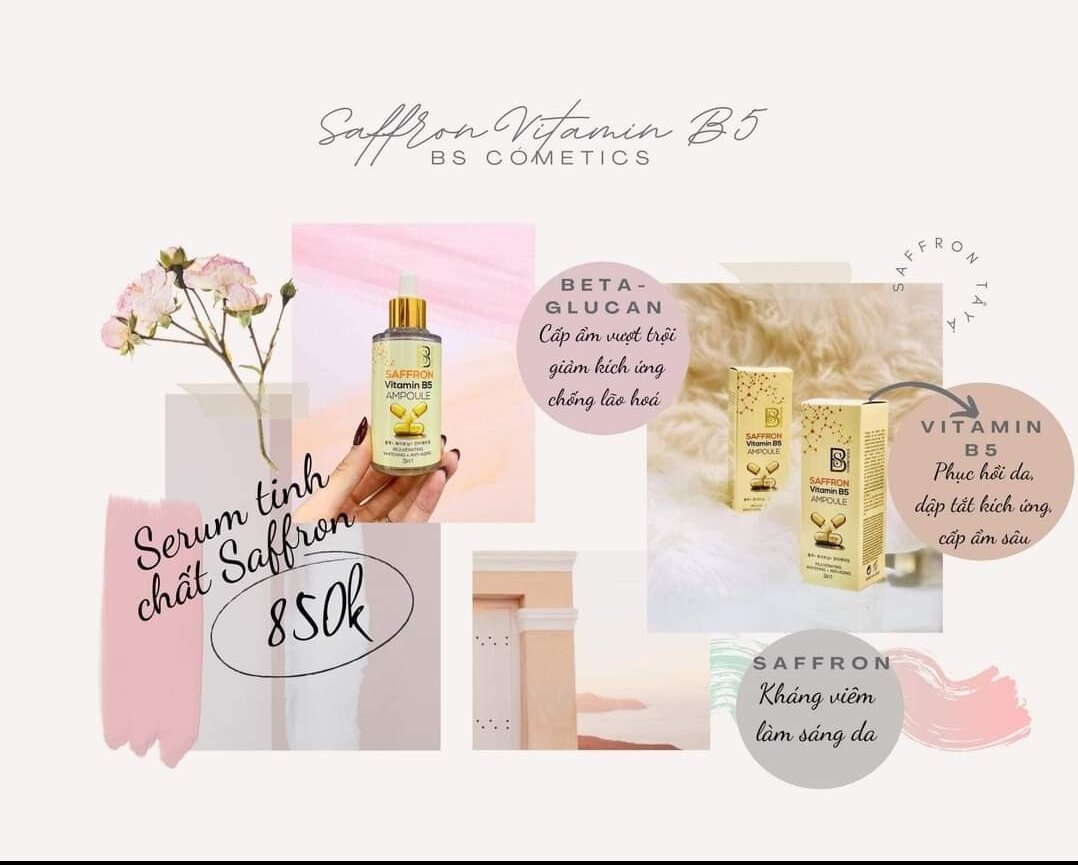 Serum Saffron Vitamin B5 Ampoule