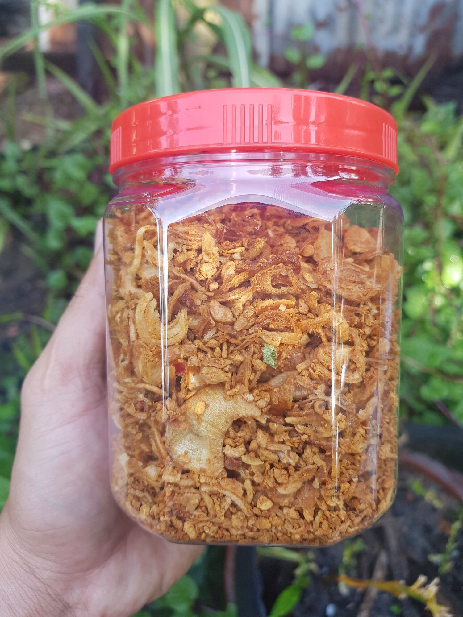 Muối tôm-Hành phi