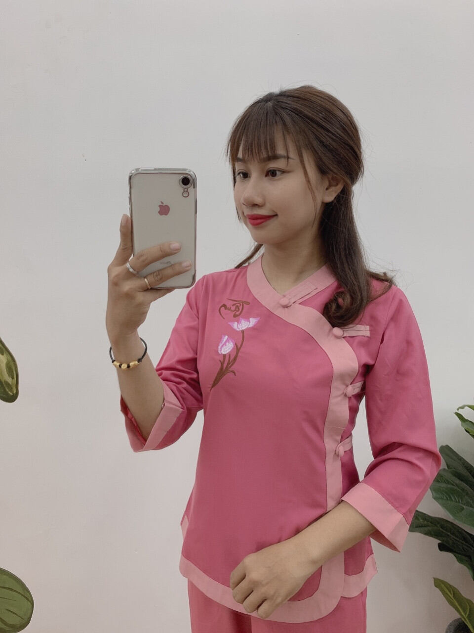 Đồ Lam Đi Chùa - Mẫu Kate Tim Phối