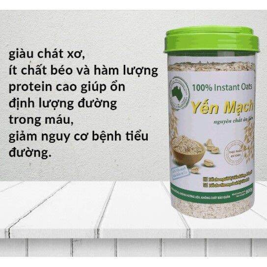 Yến mạch nguyên chất xuân an hủ 800g