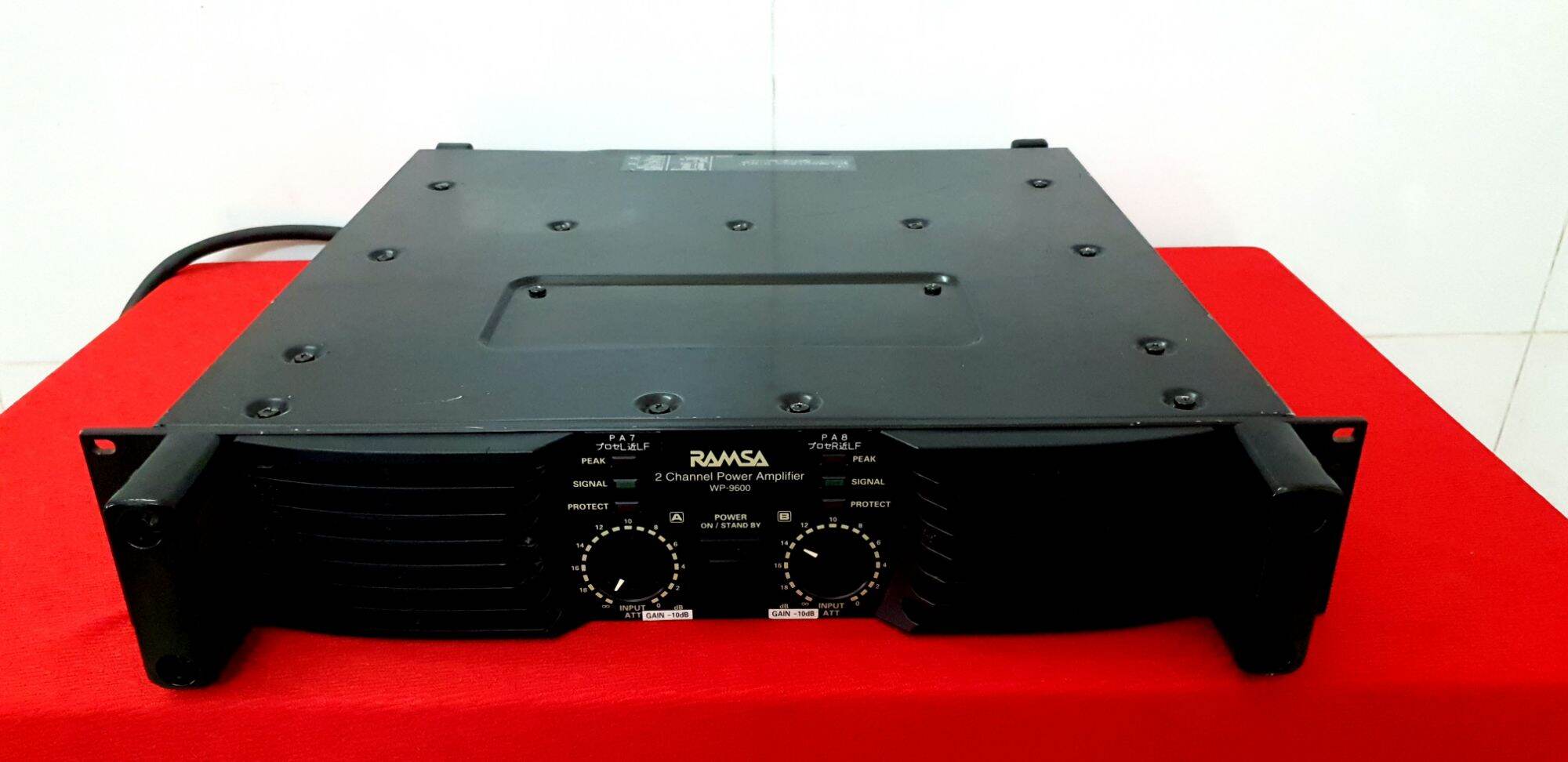 Panasonic/RAMSA パワーアンプ WP-9600 ⑬
