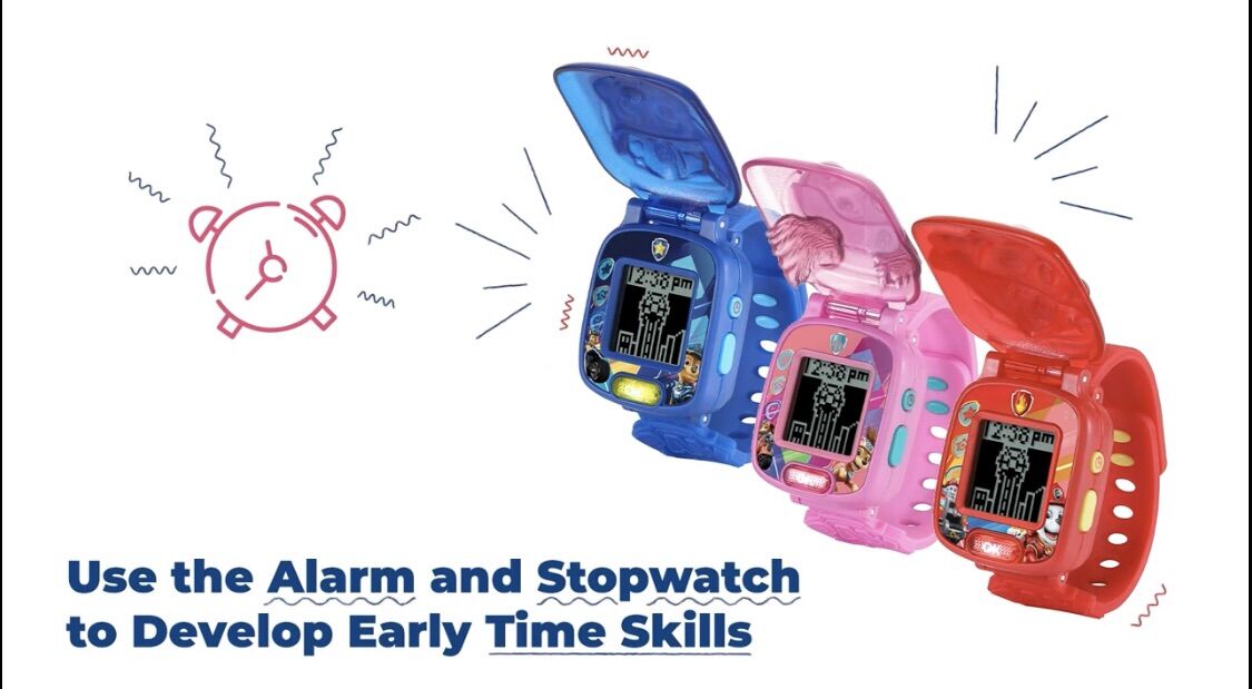 Đồng hồ Vtech Paw Patrol hồng sky nhiều chức năng