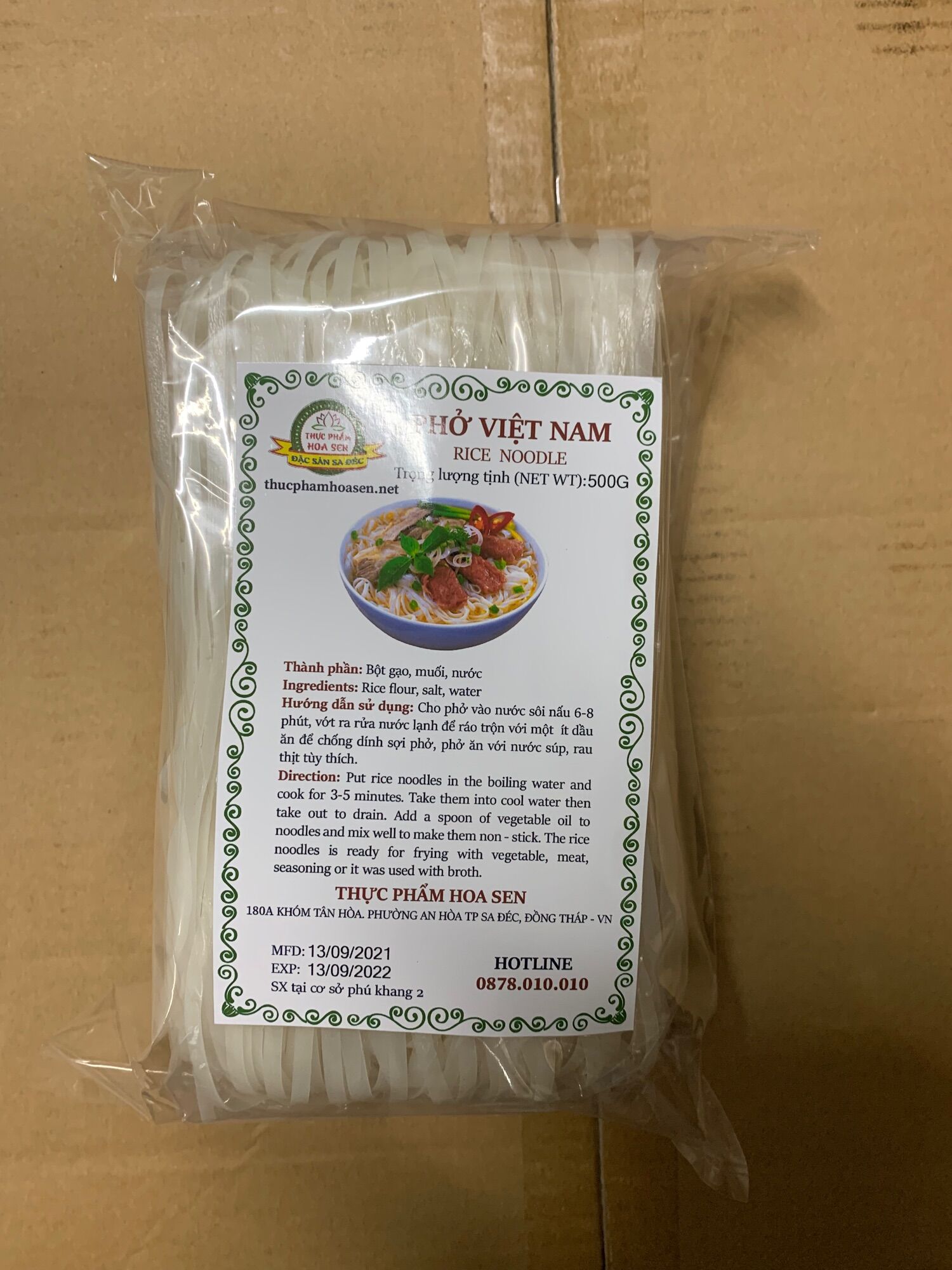 Combo 5Gói Phở Khô Sa Đéc 400g