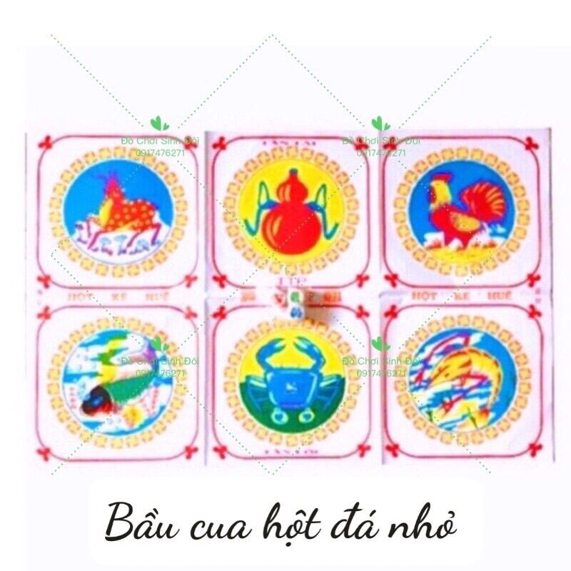 Cờ bầu cua súc sắc đá nhỏ