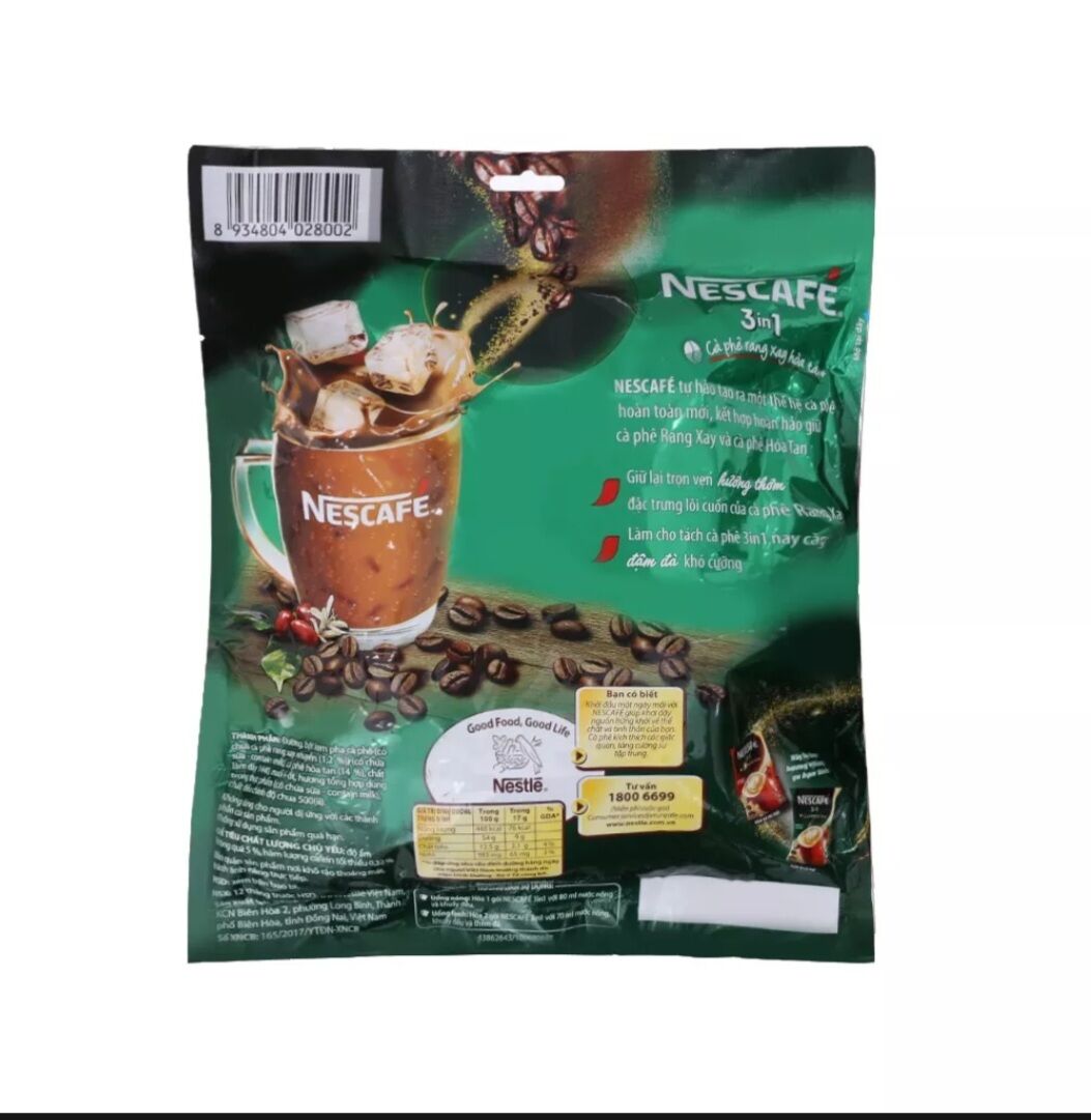 Cà phê sữa NesCafé 3 in 1 đậm vị cà phê 782g