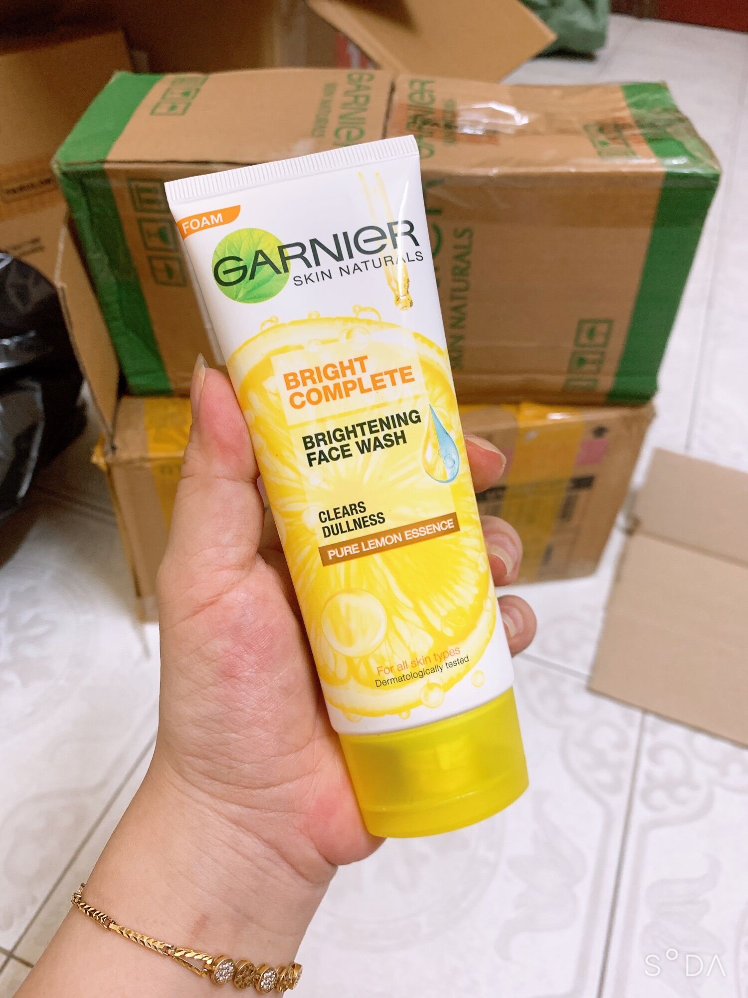 Sữa rửa mặt Ganier thái lan 100ml