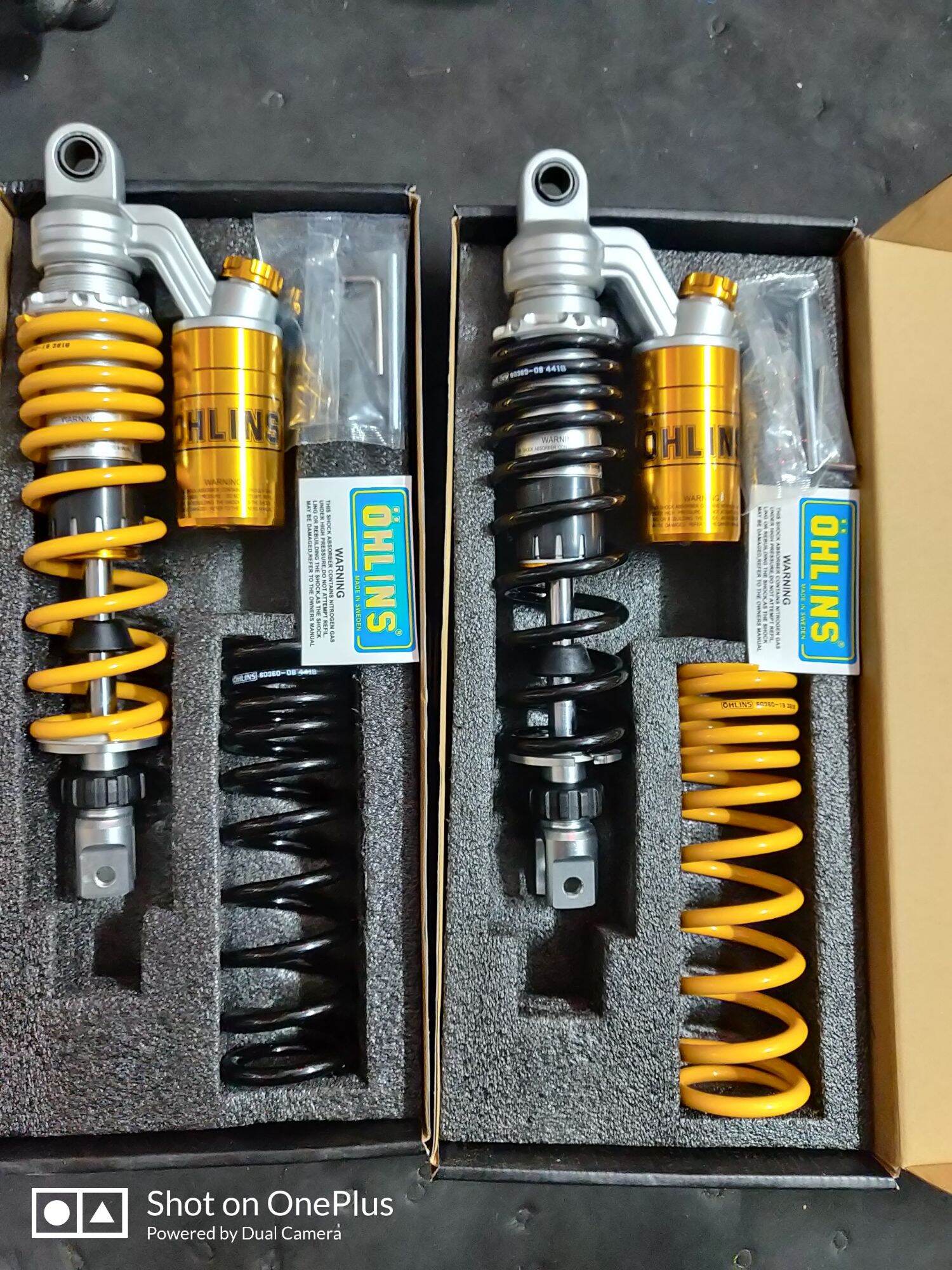 Phuộc ohlins bình dầu 1 cây gắn vario 150 160 click 110 125 vision sh mode