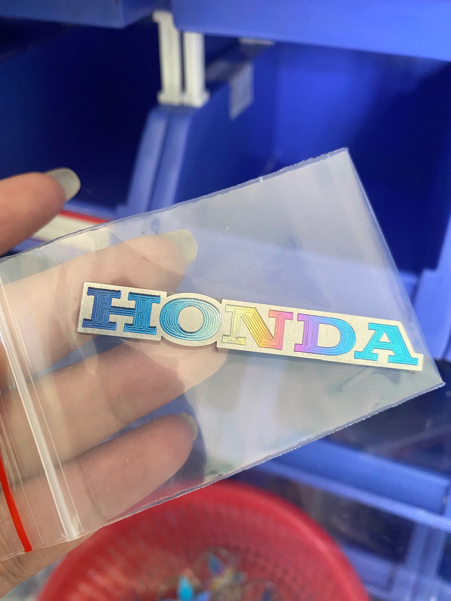 Tem chữ honda titan
