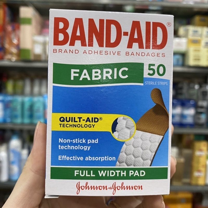 Băng cá nhân Band - aid Fabric 50 miếng.