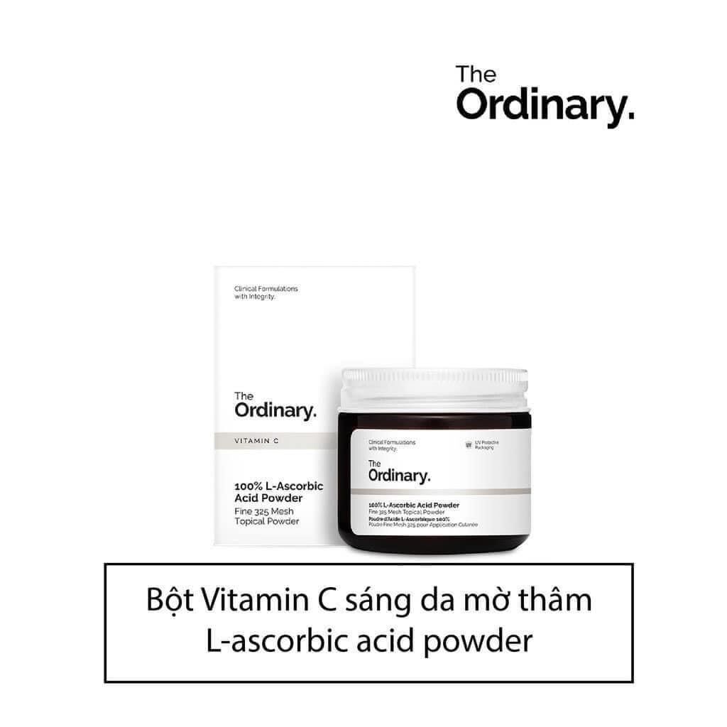 Bột Vitamin C The Ordinary 100% L-Ascorbic Acid Powder 20g