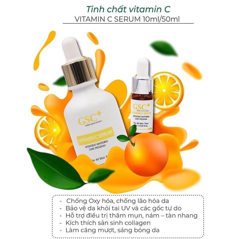 Serum VTMC trắng da, se khít lỗ chân lông 50ml GSC