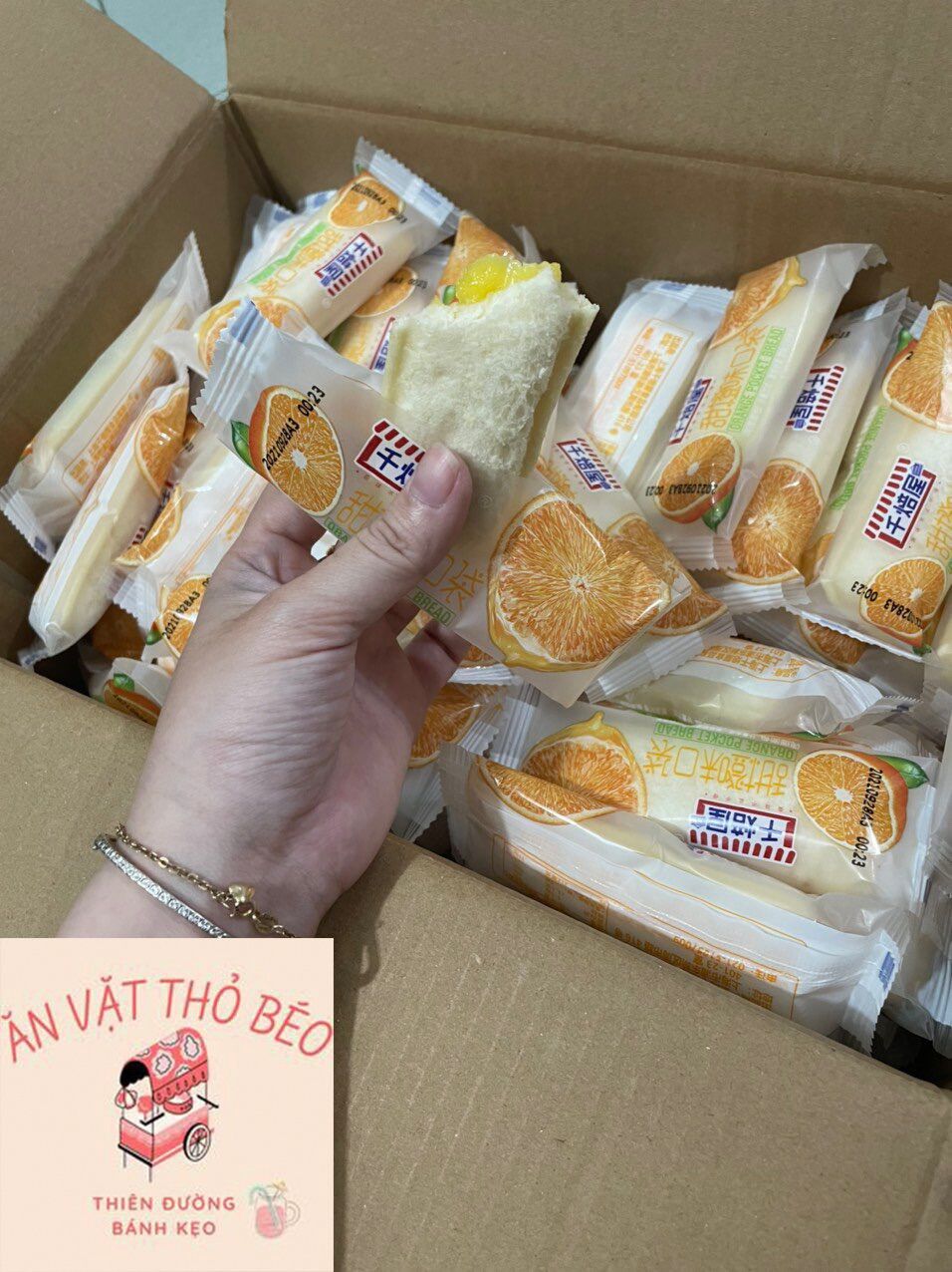 [ĂN VẶT THỎ BÉO] 1KG BÁNH SỮA CHUA VỊ CAM HORSH - NGON MÊ LY