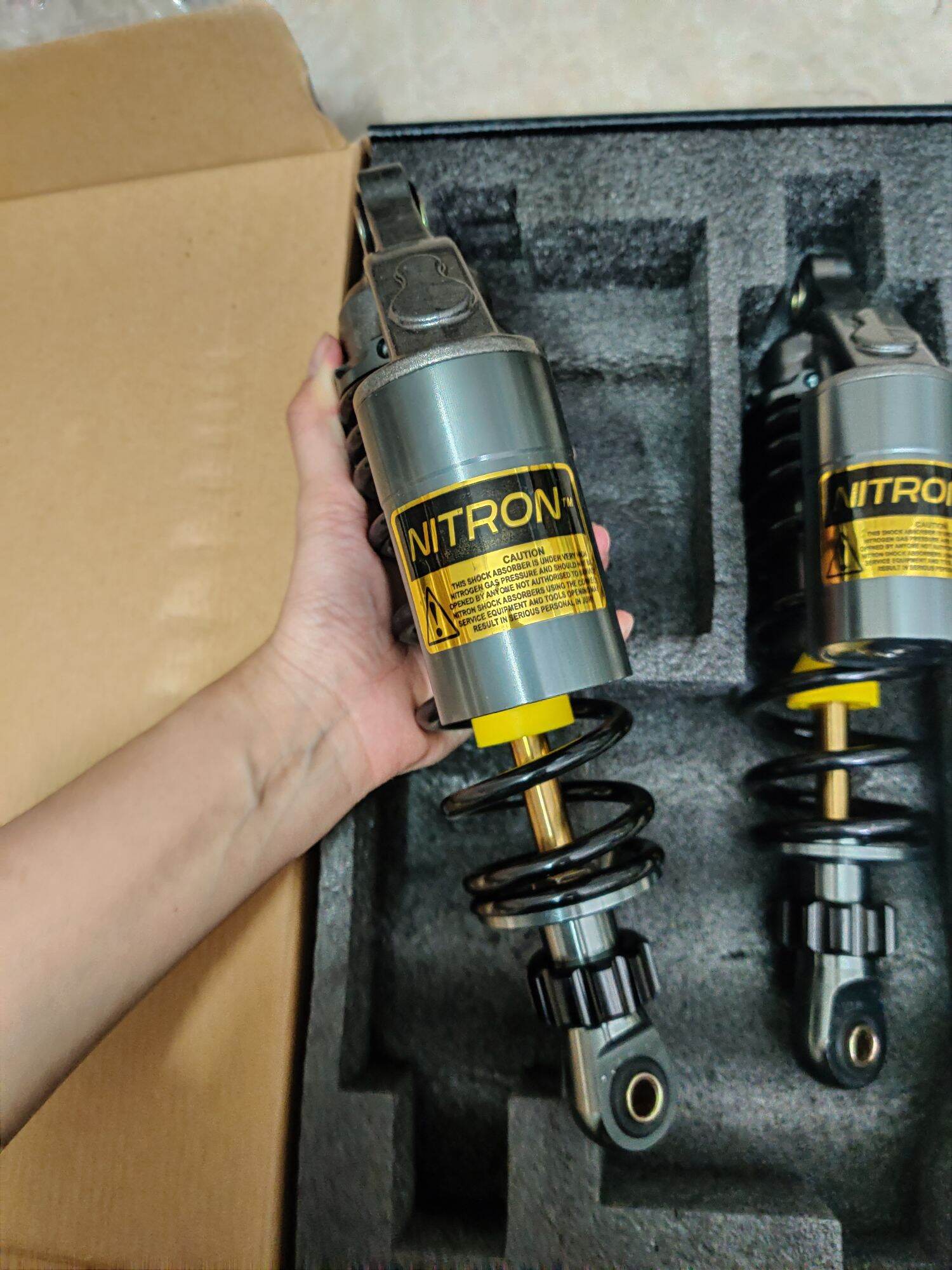 Tem Nitron/RCB mạ vàng dán phuộc ,dán xe
