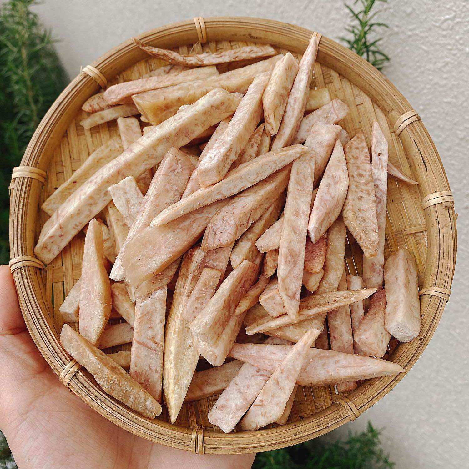 Khoai môn sấy cọng | 300-500 | đặc sản đà lạt