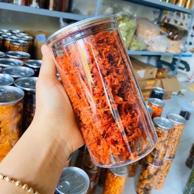 Khô bò sợi 300gr lon pet