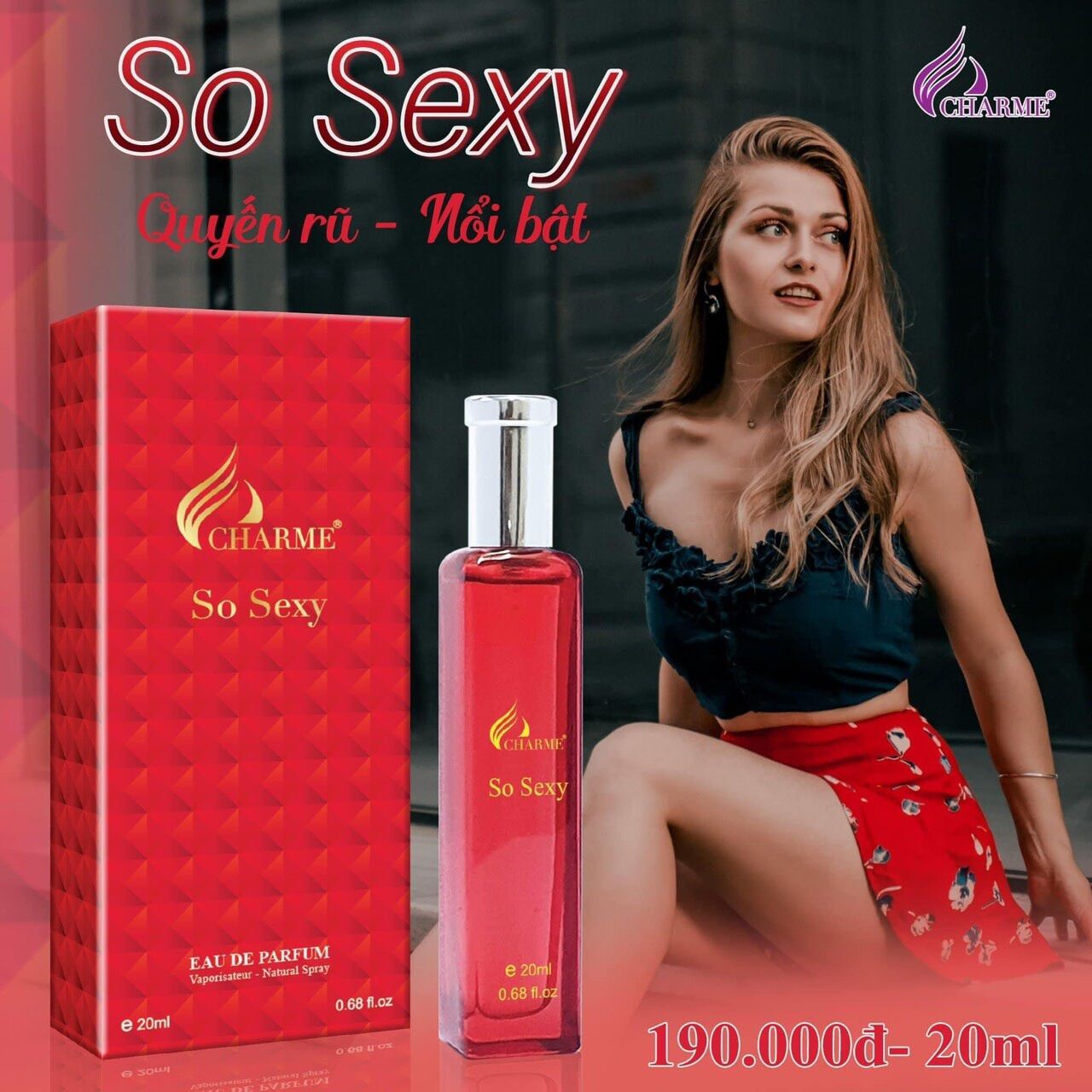 [HCM]Nước hoa so sexy 20ml mới - RED