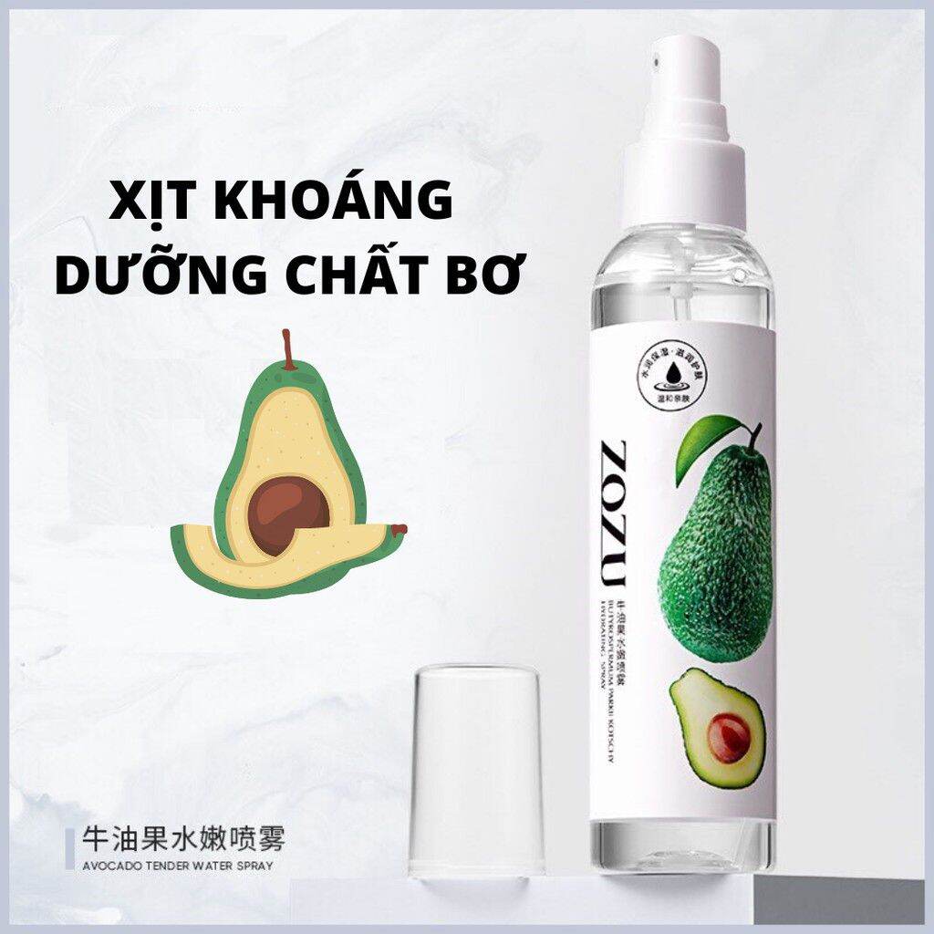 Xịt Khoáng Tinh Chất Bơ Dưỡng Ẩm Mát Da 50 Ml