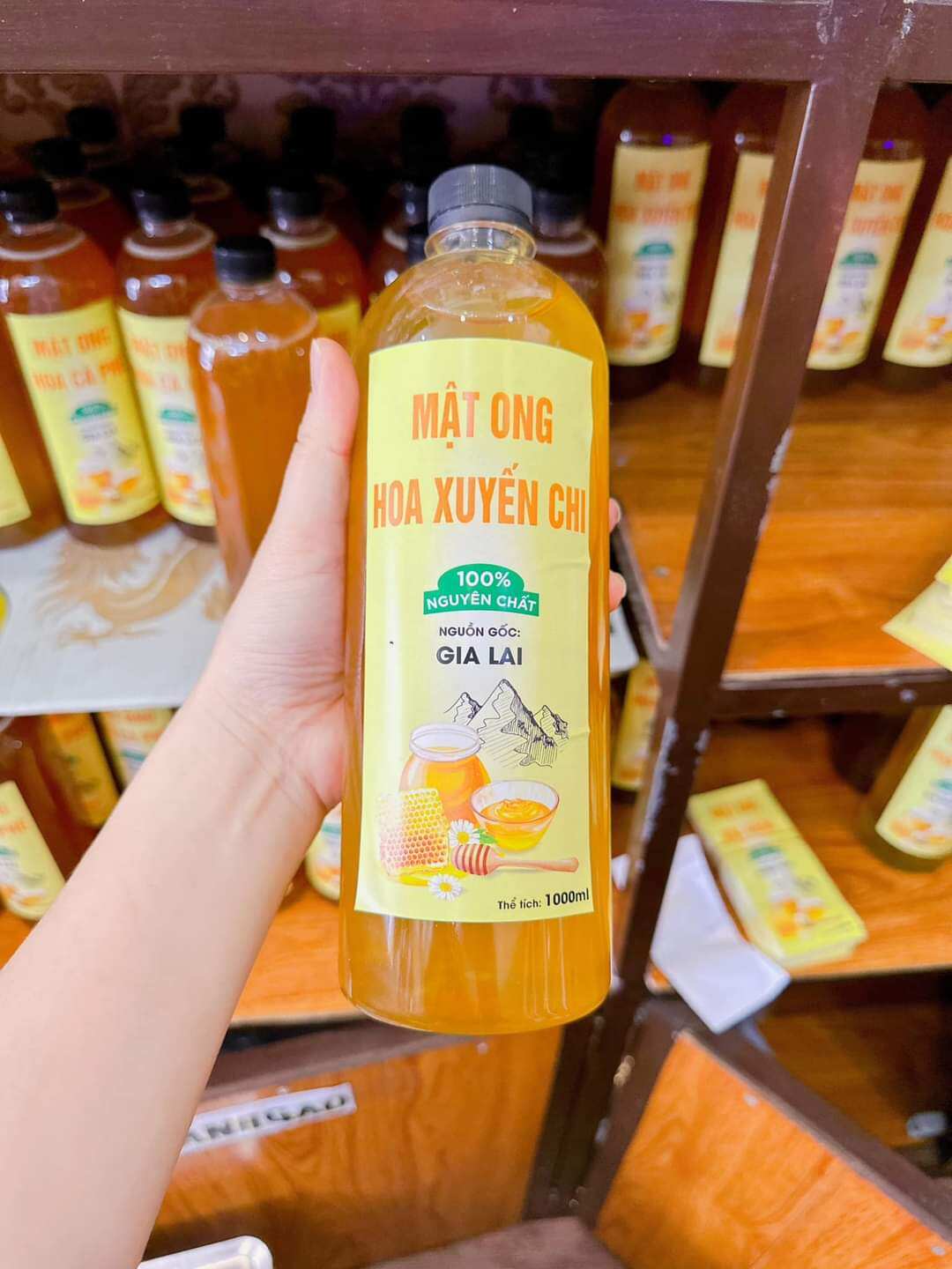 Mật ong hoa xuyến chi 1 lít