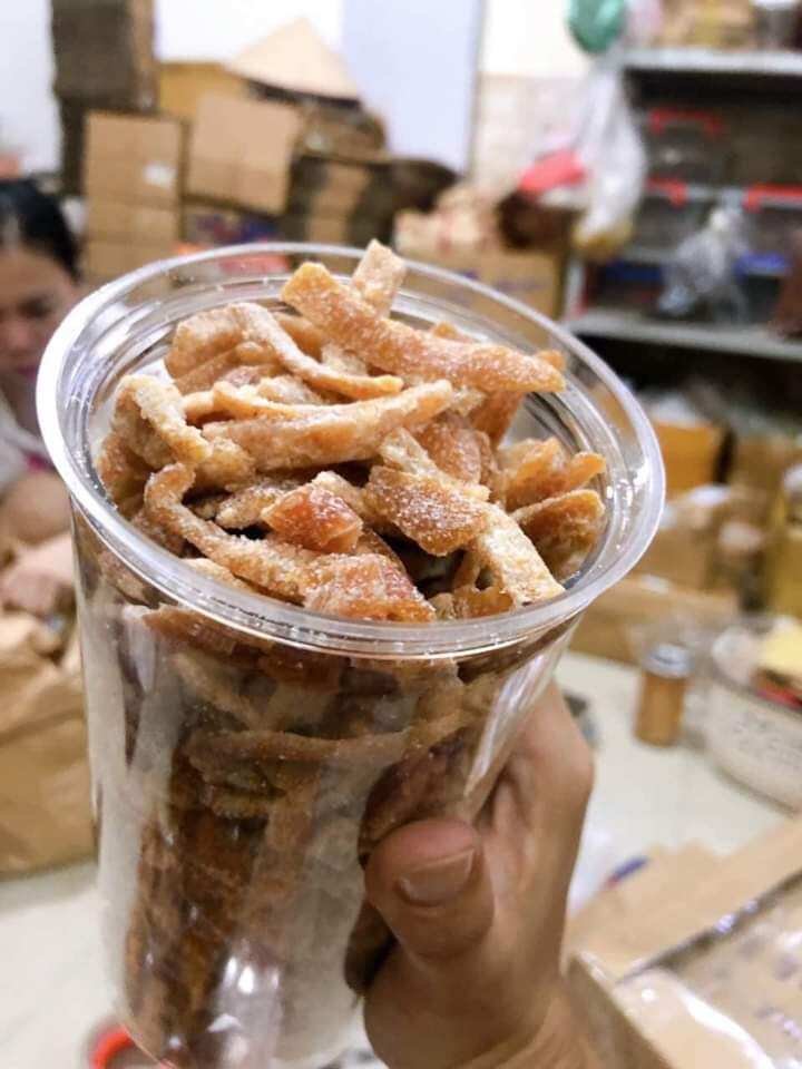 500g mứt trần bì sấy cam thảo