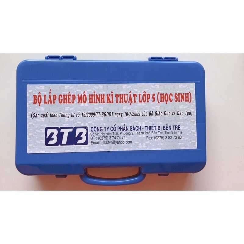 Bộ lắp ghé mô hình kĩ thuật lớp 5