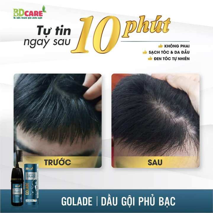 Dầu gội phủ bạc GOLADE