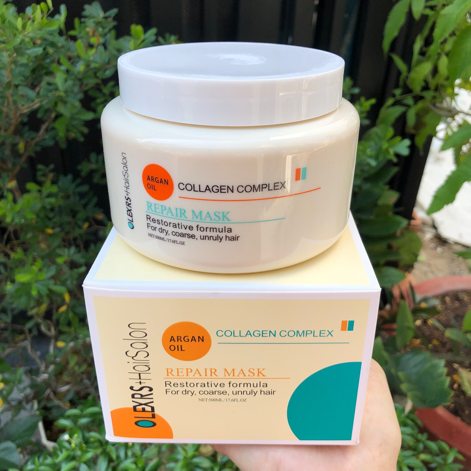 Kem ủ tóc cao cấp olexrs collagen complex repair mask 500ml
