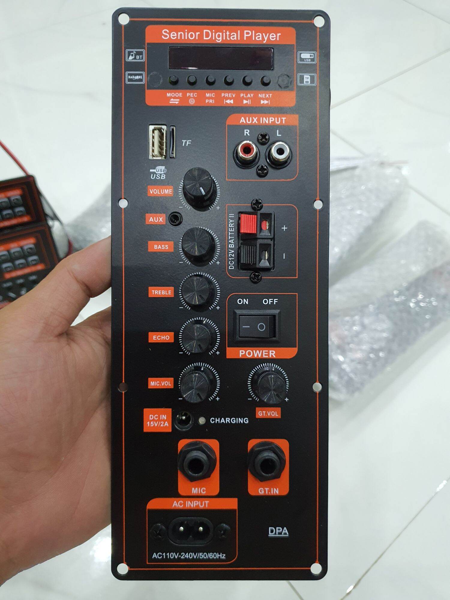 Mạch loa kéo công suất 60w - 100w ha8622 loa kéo 2.5 tấc - 3 tấc bluetooth karaoke