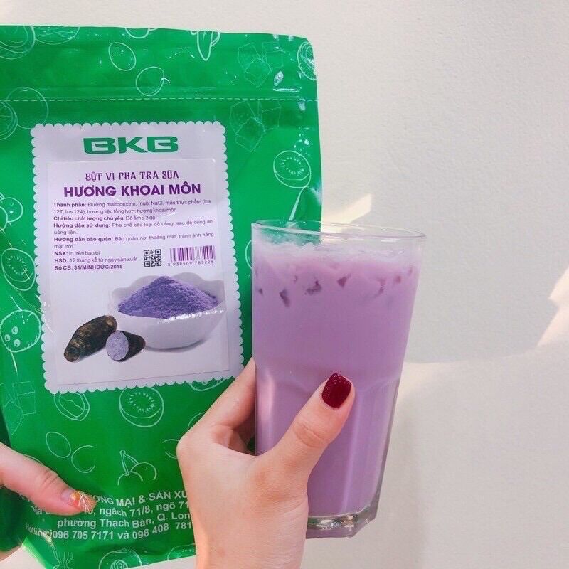 Bột vị pha trà sữa BKB 1kg- vị bạc hà