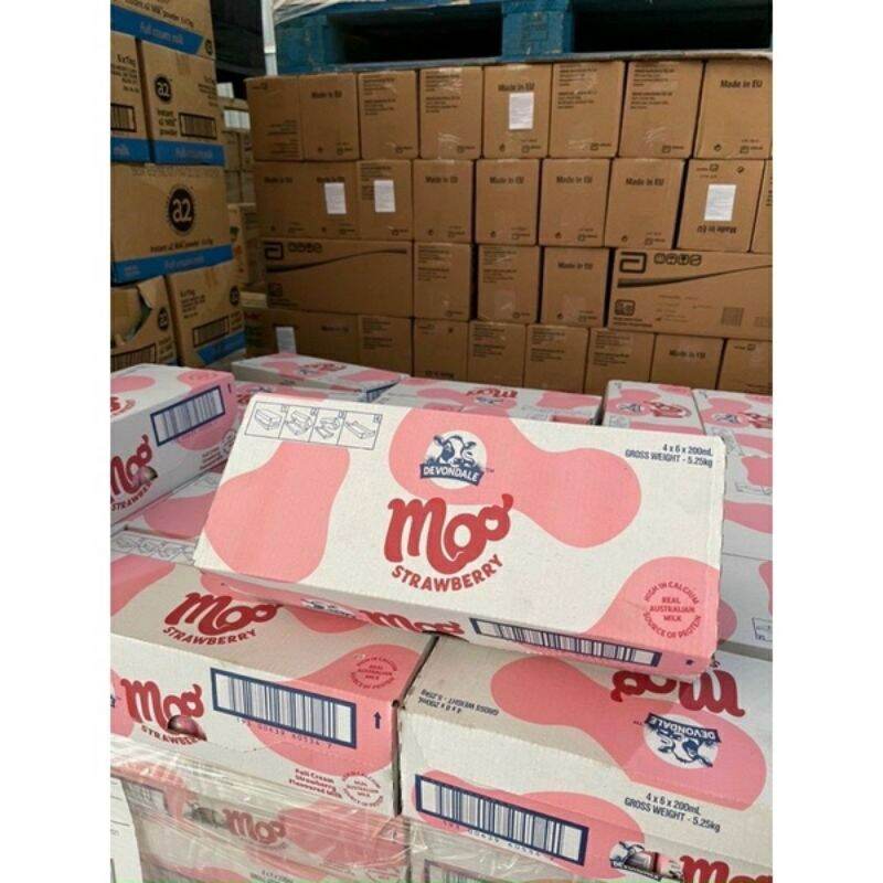 SỮA TƯƠI ÚC DEVONDALE DÂU 200ML/24 HỘP