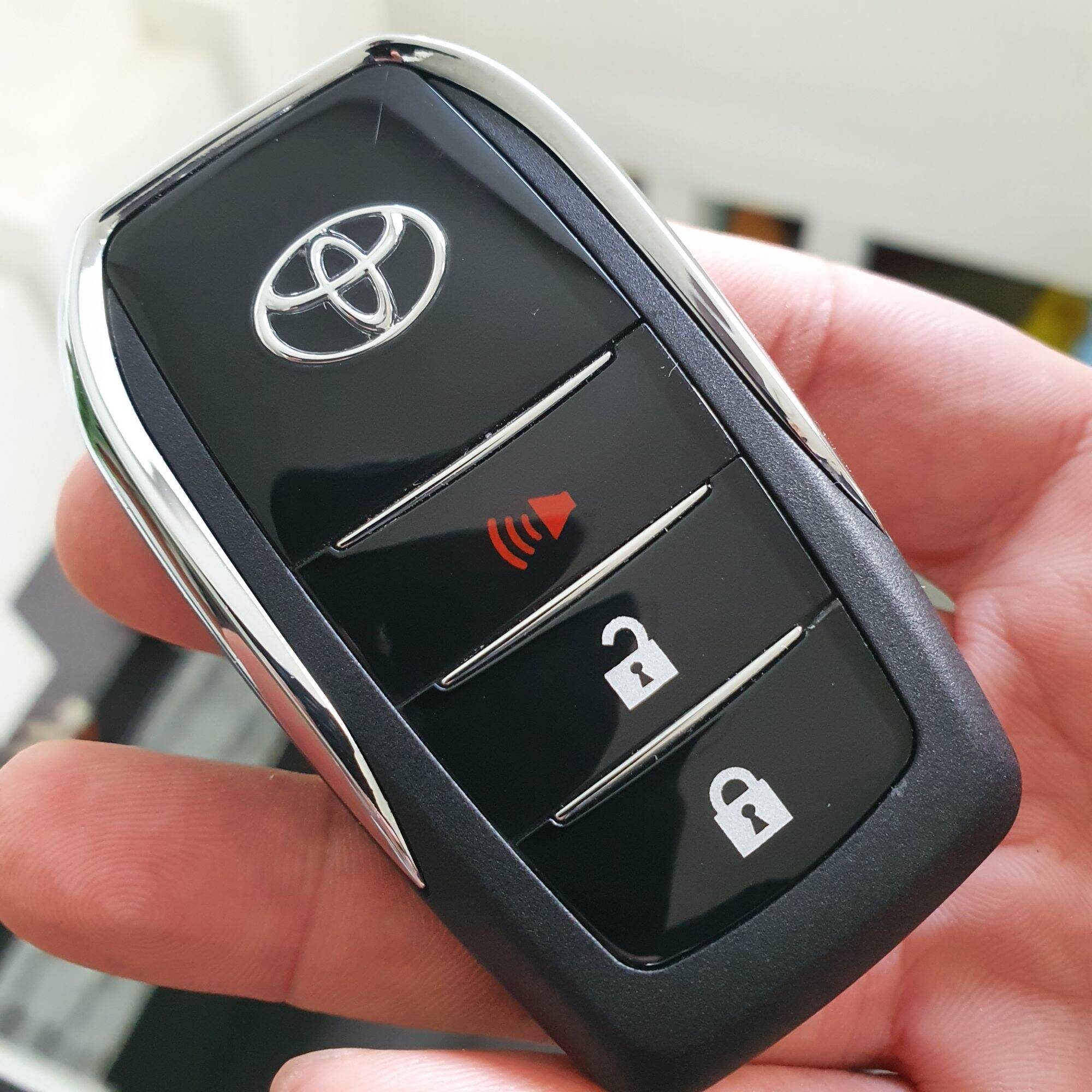 Vỏ chìa khóa gập Toyota Vios ( 2014 - 2020 ) 3 nút bấm