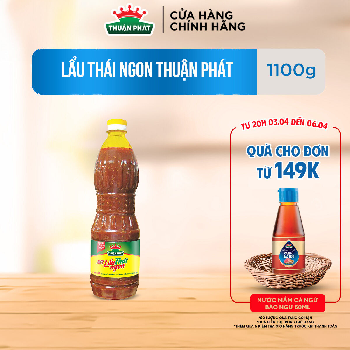 Sốt Lẩu Thái Ngon Thuận Phát 1100g