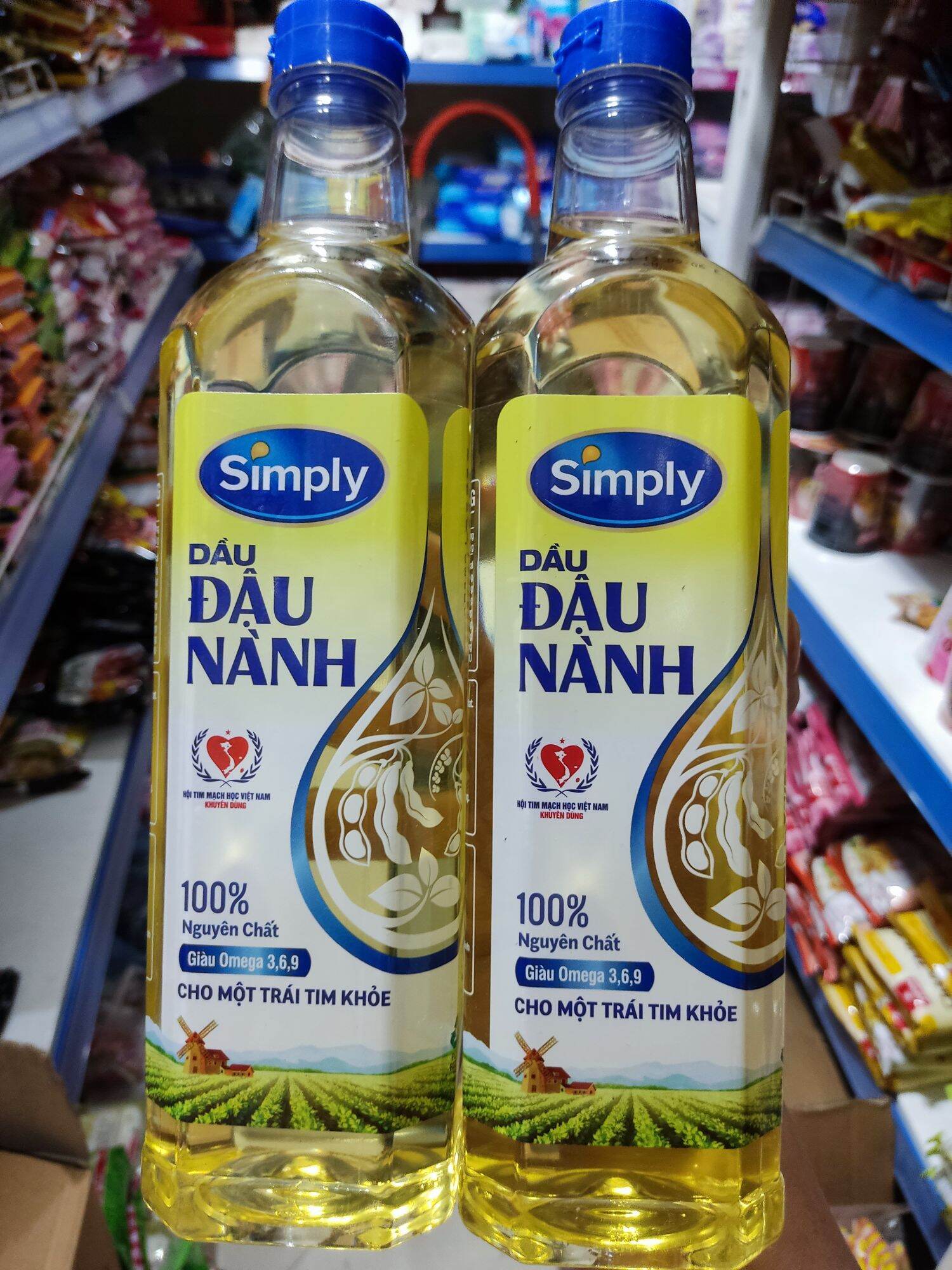 Dầu ăn Simply chai 1 lít