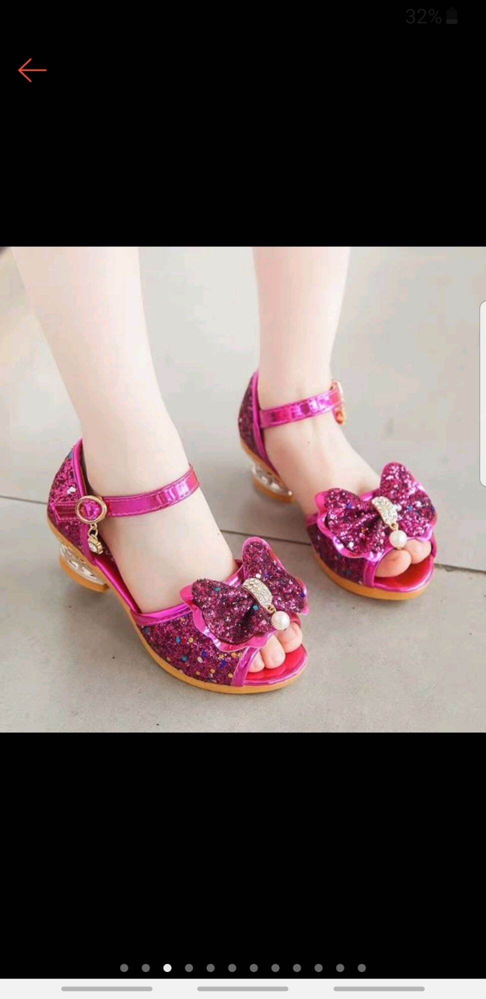 Sandal bé gái ♥ freeship ♥ dép quai hậu công chúa cao gót cao