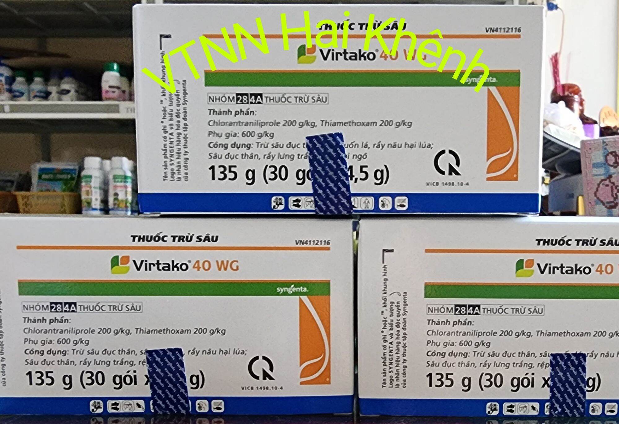 Thuốc trừ sâu Virtako 40wg 4,5gr combo 2 gói