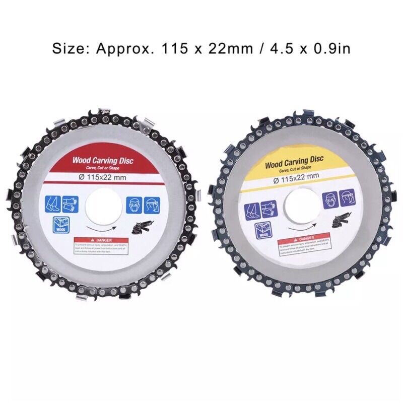Đĩa xích cắt và tạo hình gỗ 115mm
