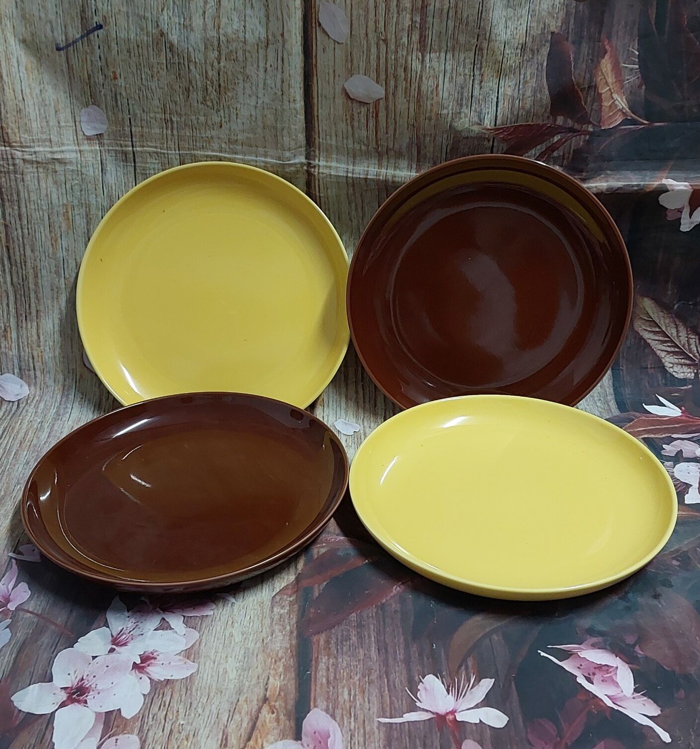 Dĩa sứ màu vàng pastel - dĩa sứ màu vàng