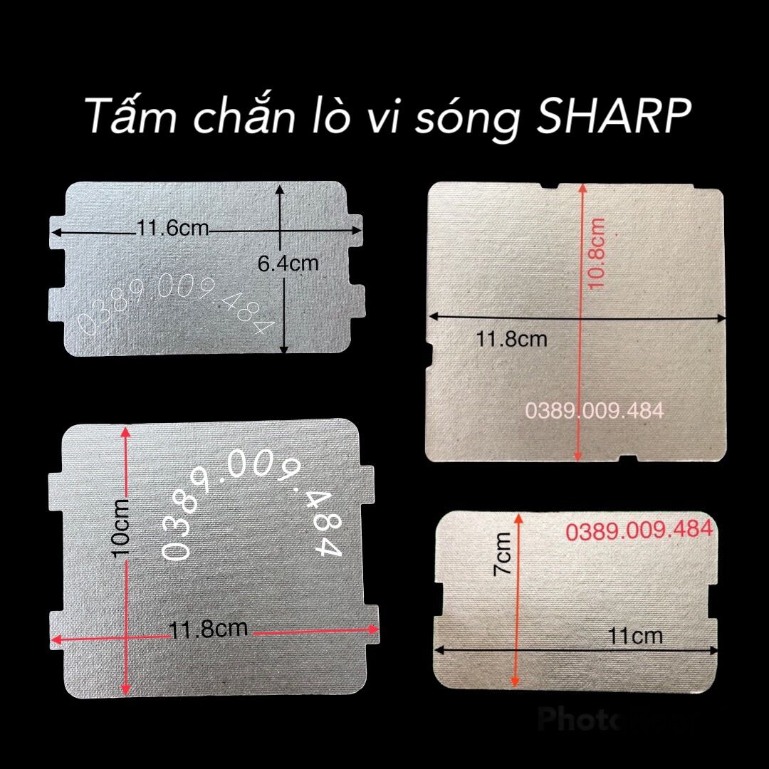 Tấm chắn sóng lò vi sóng SHARP các hãng