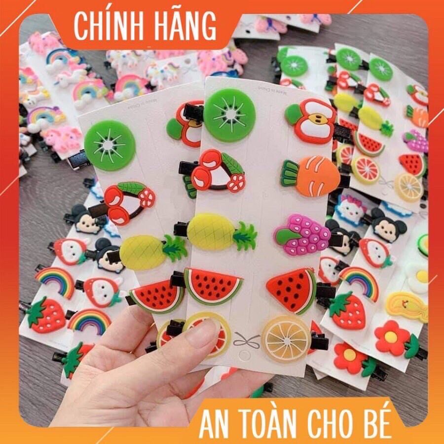 Sét 10 Kẹp Tóc y Hình Cho Bé gái