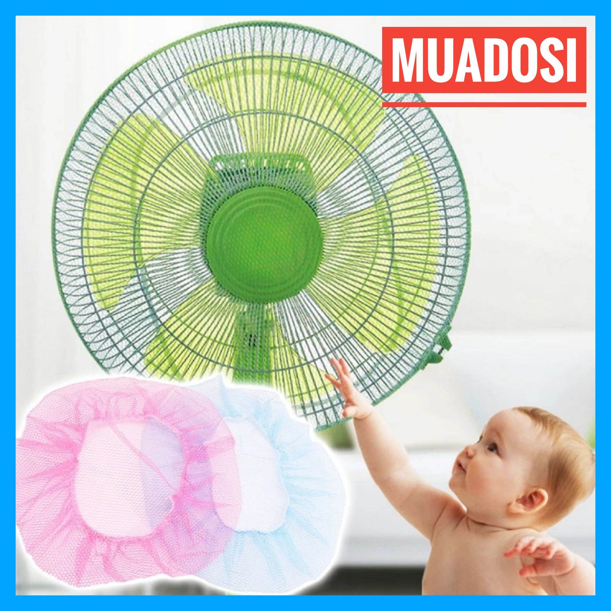 Màn Lưới Bọc Quạt Máy An Toàn Cho Bé
