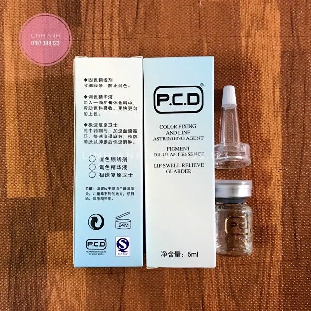 Phủ Bóng Môi Colagen PCD Phun Xăm Thẩm Mỹ