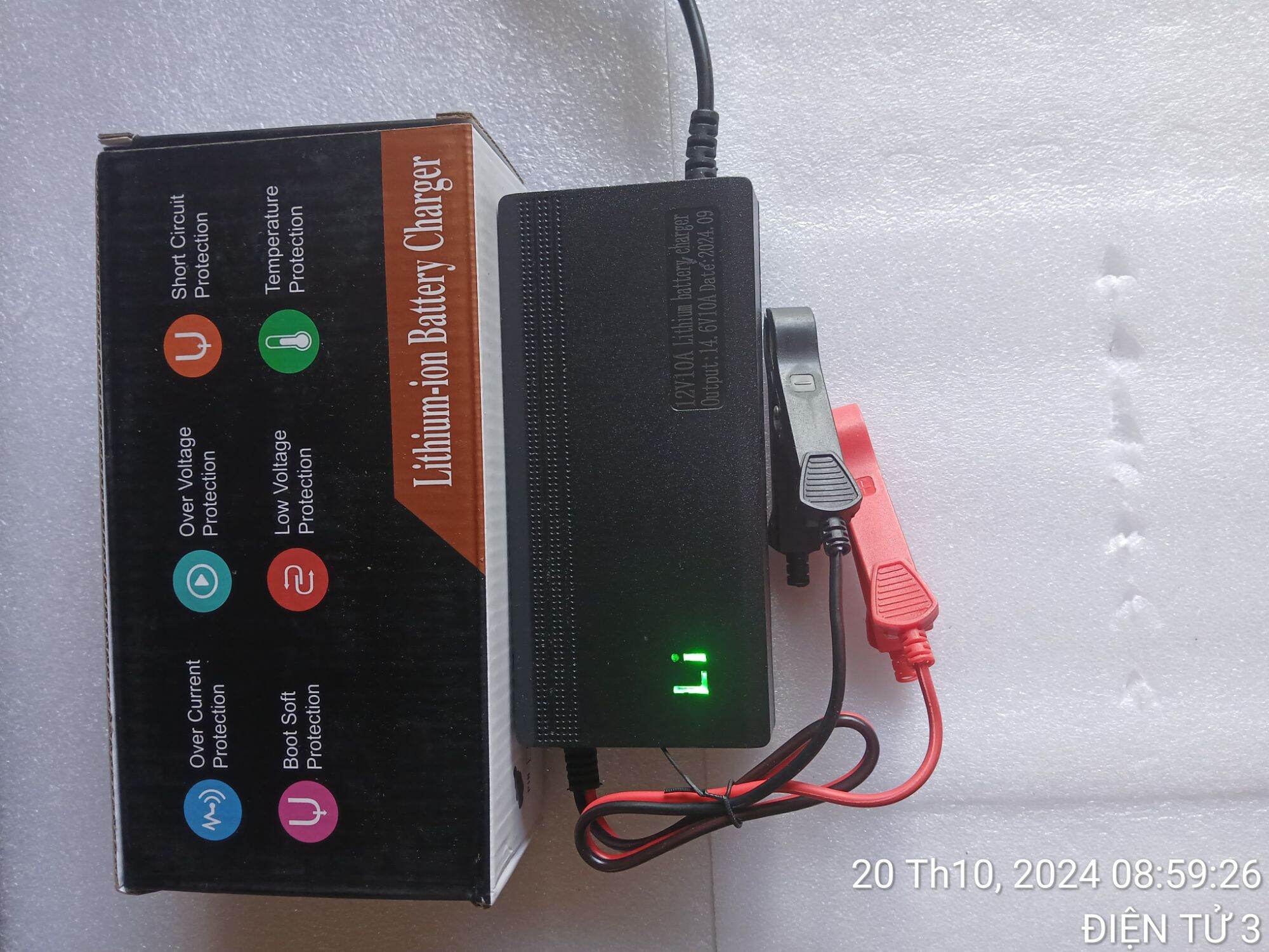 Bộ Sạc Pin Lithium 3s 4s 12,6v - 14,6v - 10a hãng Li