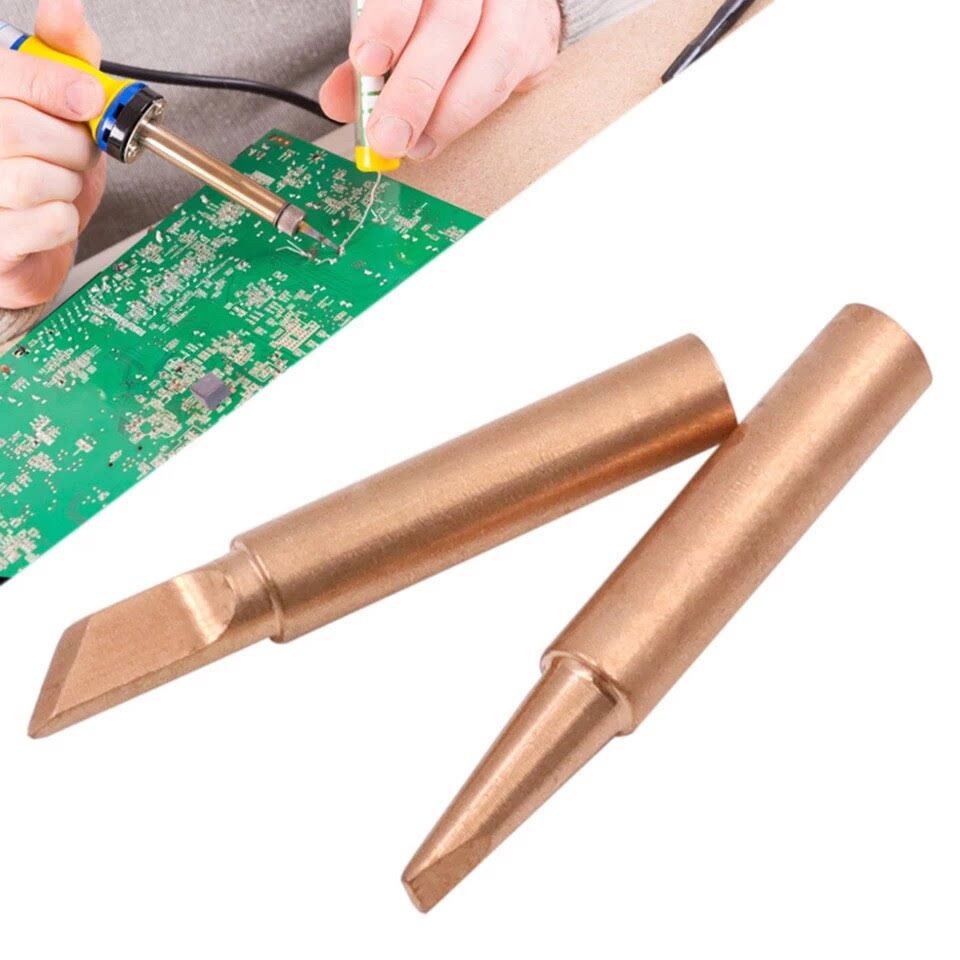 Đầu mũi hàn đồng cho mỏ hàn hakko 936, máy hàn nhiệt 936, 937, 938, 969, 8586, 852d