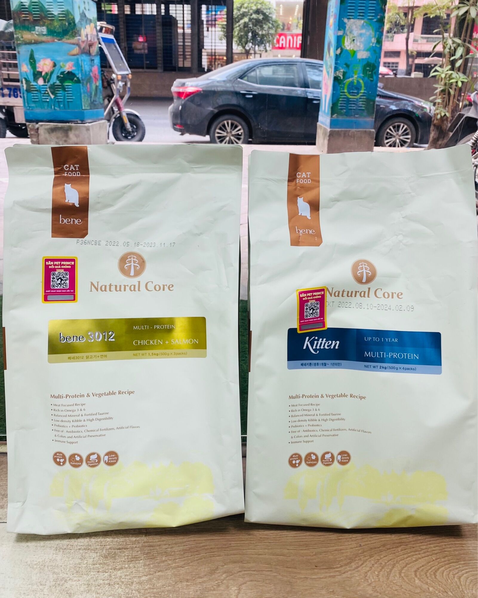 THỨC ĂN HẠT NATURAL CORE - hạt cho mèo vị gà cá hồi