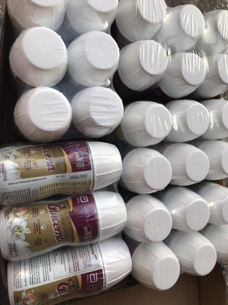 1 thùng 30 chai sữa nước glucerna 220ml mẫu mới 5/2024