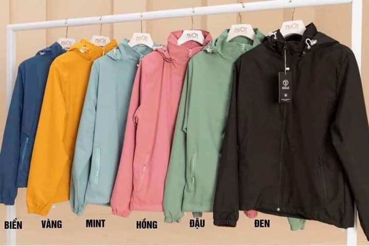 Áo Khoác Gió Nữ 2 lớp Cao Cấp Chống nước, Cản Gió, Cản bụi